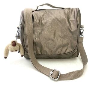 KIPLING UNISEX Metallic Kichirou Crossbody Insulated Lunch Bag